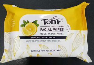 Toby Facial Wipes - Lemon