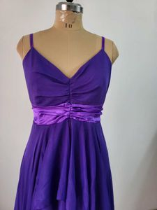 Purple Party Dress , Length  40 Inches
