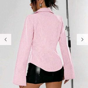 Pink Striped Shirt