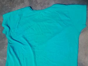 Green &#39;Listen to Your Heart&#39; Tee..And Blue T Shirt