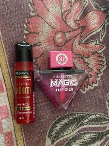 TRESEMME KERETINE SERUM, MAGIC LIP OIL .