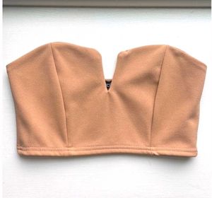 Bandaeu Crop Top