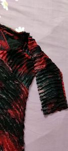 marroon black colour top