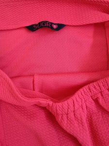 Pink Puff Sleeve Top