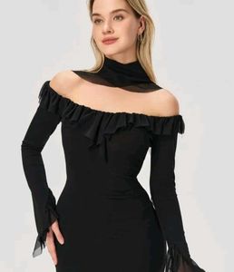 Trim Bodycon Dress