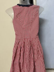 Pintrest Gingham Fit &amp; Flare Dress