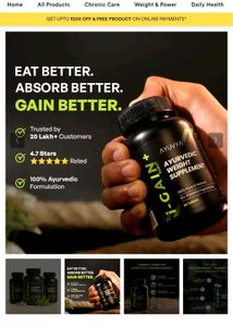 Ayuvya i-Gain+ Ayurvedic Supplement