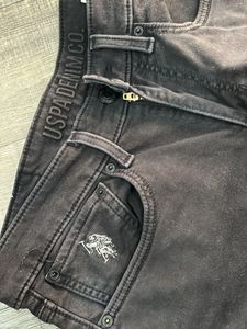 US POLO Association Black Mens jeans