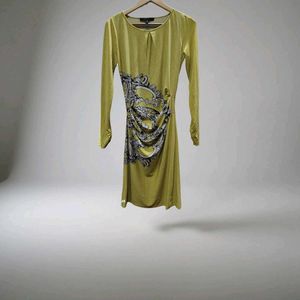 Elegant Printed Midi Dress