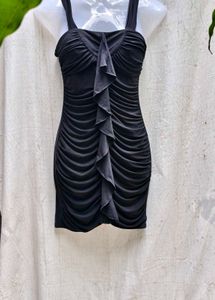 30207. Black Bodycon Mini Dress
