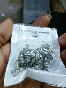 VARNEE Silver Jhumka Earrings