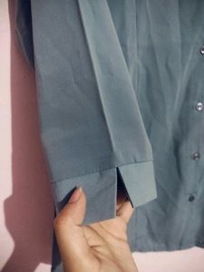 Grey Formal Shirt For Women