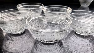 Glass Bowl Of 5 Set