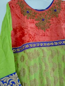 Ethnic Heavy Gown L-xl Size No Return