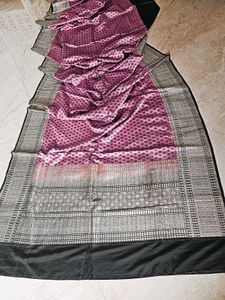 Pure Mulberry Silk Tanchoi Saree