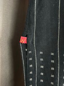 Striped Black Kurta Set