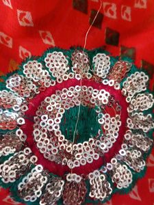 Festive Orange Saree - new