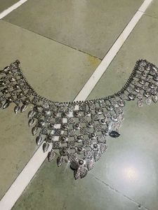 Navratri Oxidised Necklace &amp; Earring Set