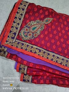 Women New Red Saree/Attractive Saree