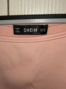 Peach-pink Crop Top
