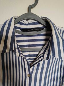 Zara Cotton Striped Summer Dress