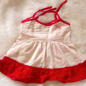 Strawberry Print Baby Sundress