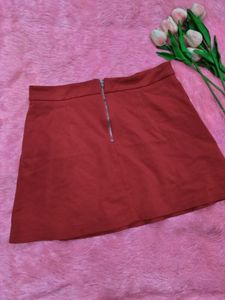 Red Mini Skirt