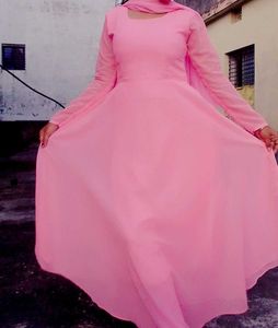 Pink Anarkali Suit