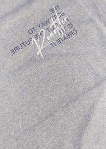 Gray Graphic Print Tee