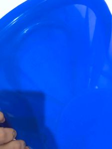 Solid Blue Saree