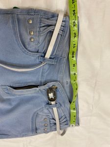 Sky Blue Stylish Denim Jeans