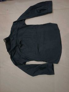 Black Ruffle shirt for women