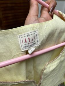 Indie picks L Embroidered Silk blend kurta