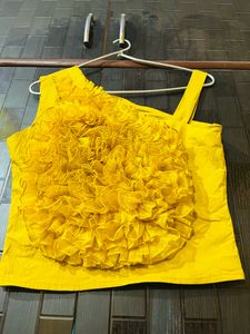 Flowered Crop Top