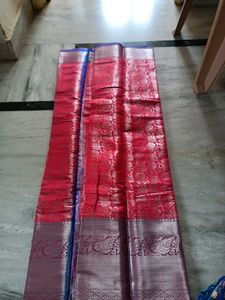 Elegant Red &amp; Purple Saree