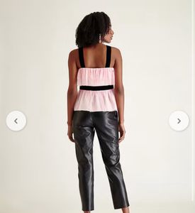 Cute Baby Pink peplum top