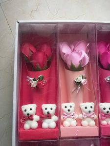 Rose Soap Flower Gift Set Pack Of 12