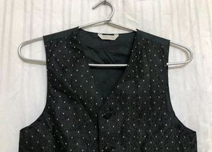 Mentro Boyz Black Waistcoat