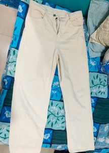 Beige Flared Jean