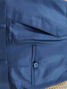 Men's Navy Blue Formal Trousers