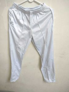 White Casual Pants