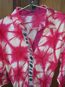 Pink Tie-Dye Fishtail dress🎀