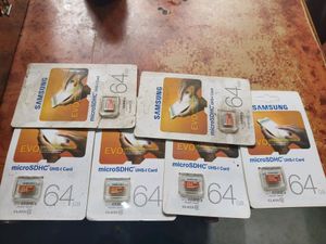 6Pcs 64Gb Samsung Memory Card