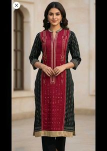 Fancy ‘W Brand ’large Women Knee Length Kurti