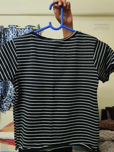 Striped Black &amp; White T-Shirt