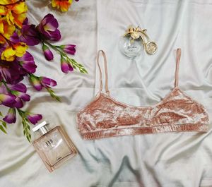 🇳🇿💫🎀Pink Velvet Bralette