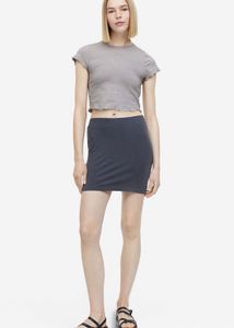 H&amp;m Grey Crop Top