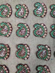 20 Zari Work Patches