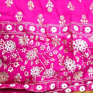Long Stitched Flock Anarkali