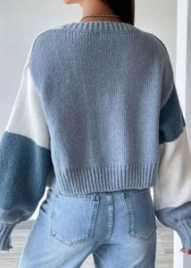 Color Block Knit Sweater